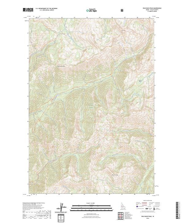Wild Buck Peak, ID — USGS 7.5-minute topo (2024)