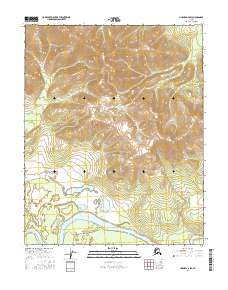 Hughes A-6 SW, AK — USGS 7.5-minute topo (2016)