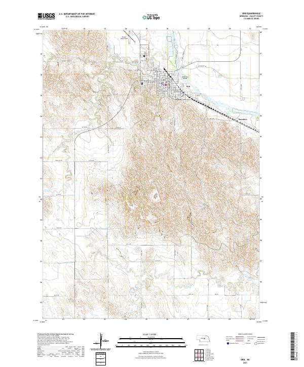 Ord, NE — USGS 7.5-minute topo (2021)