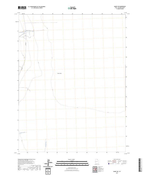 Gandy SW, UT — USGS 7.5-minute topo (2023)