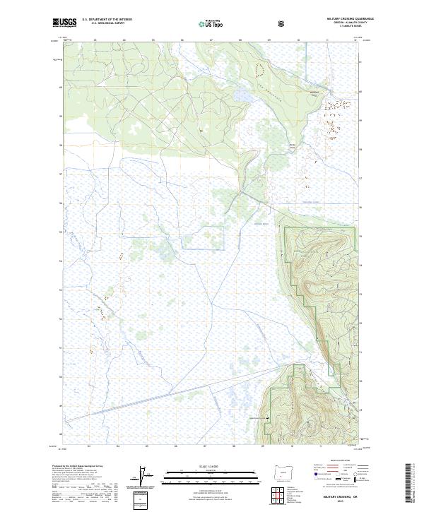 Military Crossing, OR — USGS 7.5-minute topo (2023)
