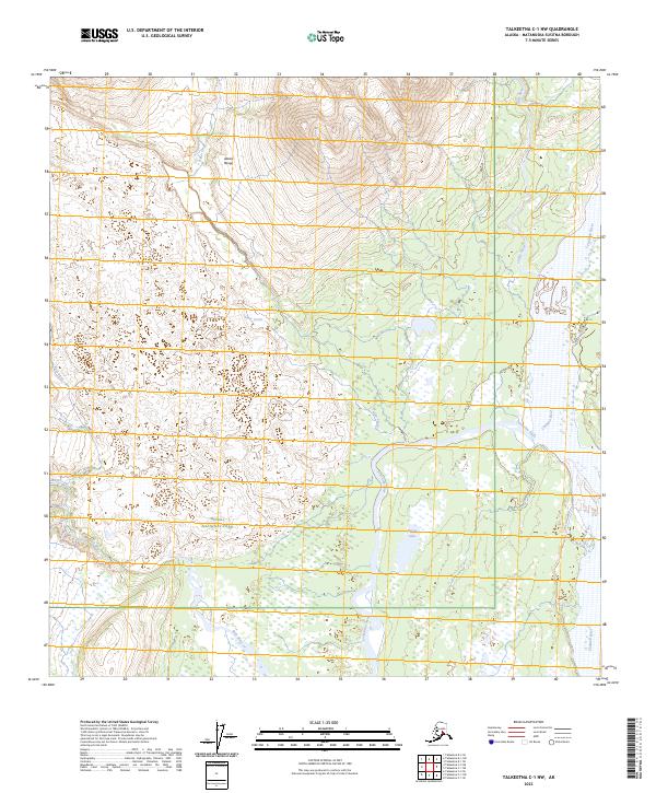 Talkeetna C-1 NW, AK — USGS 7.5-minute topo (2023)