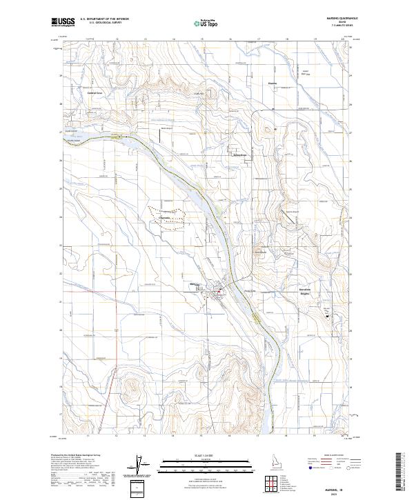 Marsing, ID — USGS 7.5-minute topo (2023)