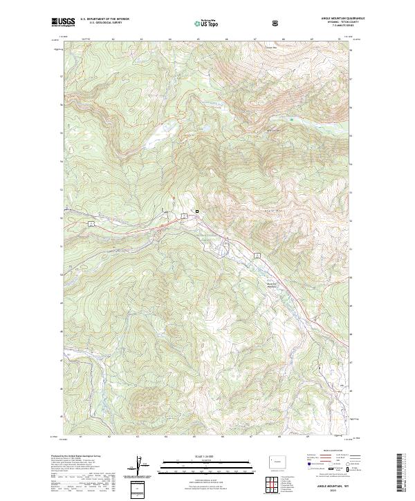 Angle Mountain, WY — USGS 7.5-minute topo (2023)