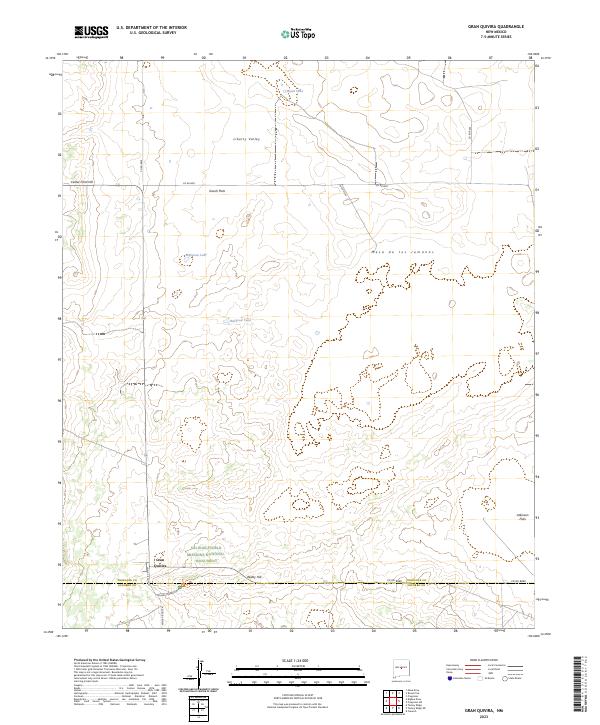 Gran Quivira, NM — USGS 7.5-minute topo (2023)