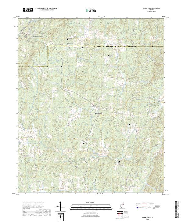Hackneyville, AL — USGS 7.5-minute topo (2024)