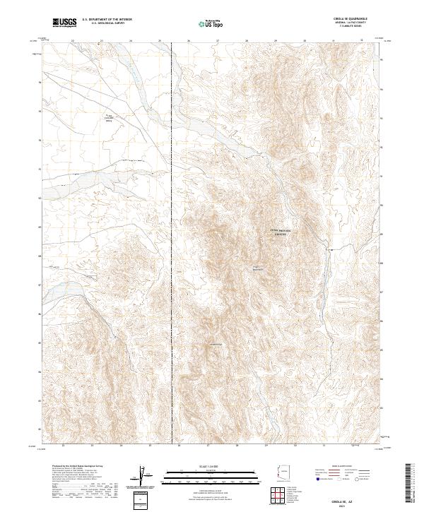 Cibola SE, AZ — USGS 7.5-minute topo (2021)