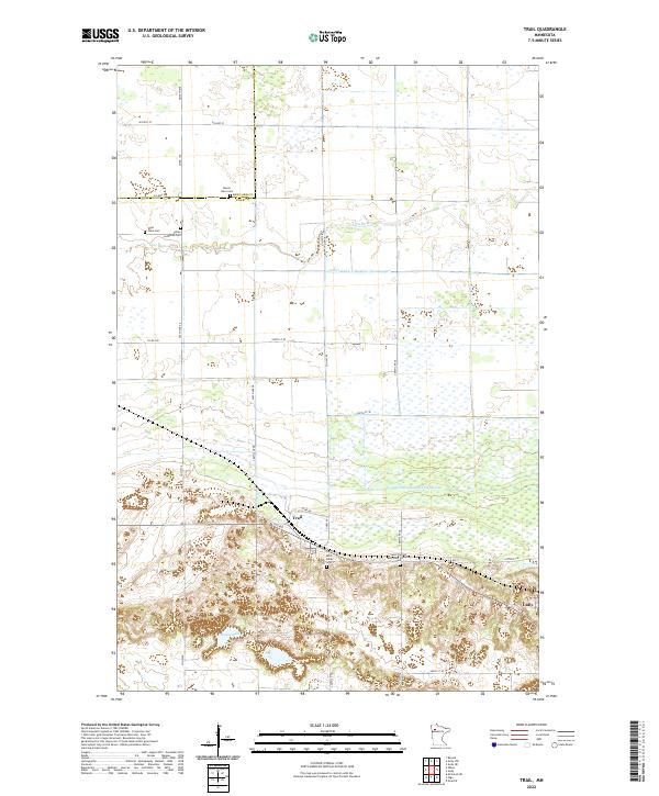 Trail, MN — USGS 7.5-minute topo (2022)