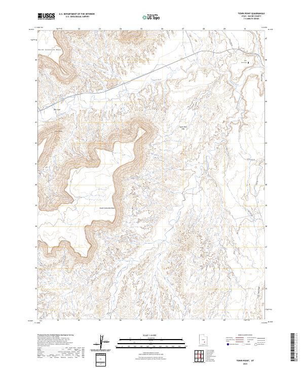 Town Point, UT — USGS 7.5-minute topo (2023)