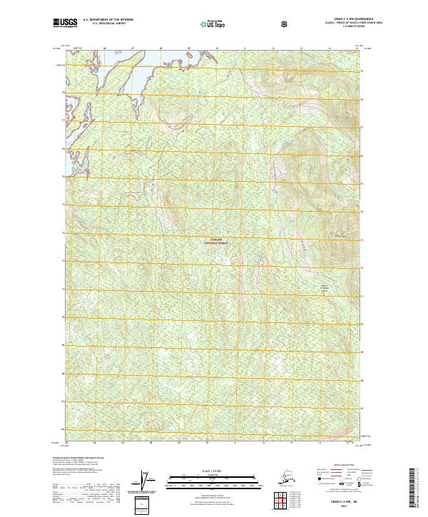 Craig C-4 NW, AK — USGS 7.5-minute topo (2021)