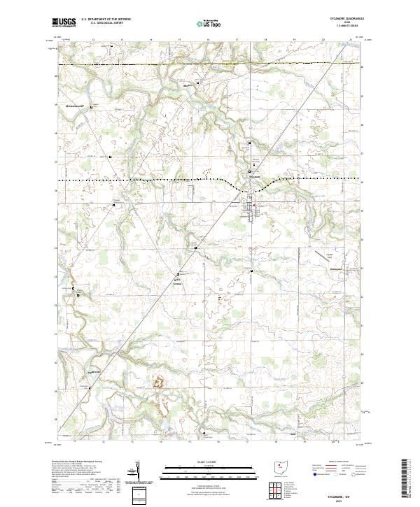 Sycamore, OH — USGS 7.5-minute topo (2023)