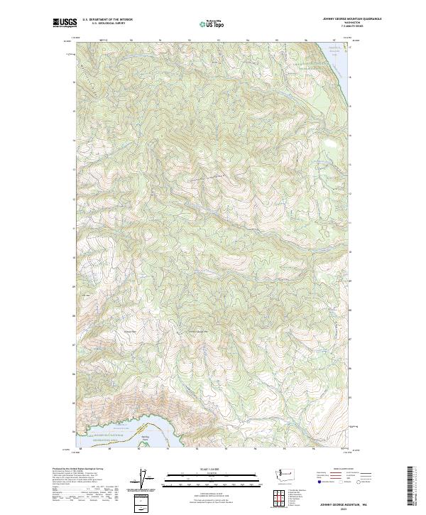 Johnny George Mountain, WA — USGS 7.5-minute topo (2023)