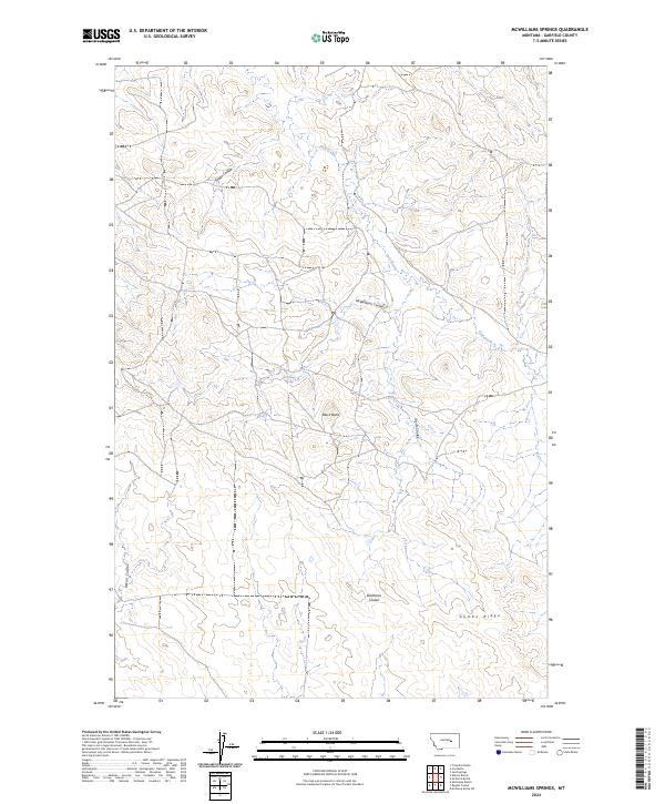 McWilliams Springs, MT — USGS 7.5-minute topo (2024)
