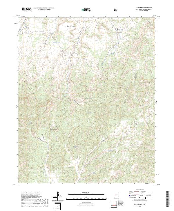 Cal Ship Mesa, NM — USGS 7.5-minute topo (2023)