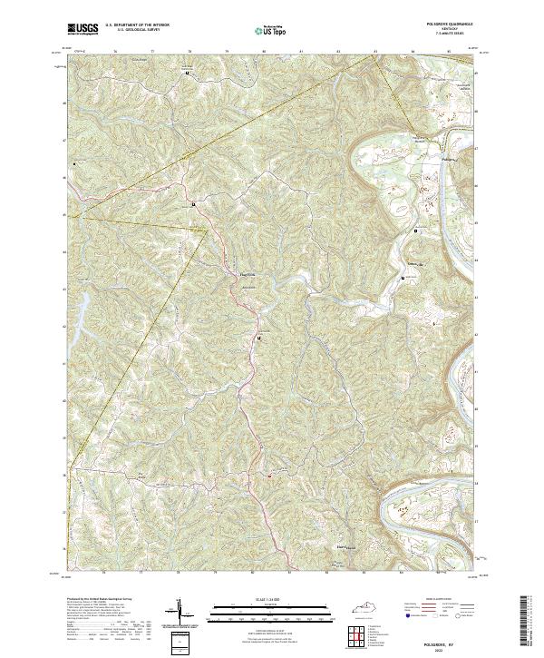 Polsgrove, KY — USGS 7.5-minute topo (2022)