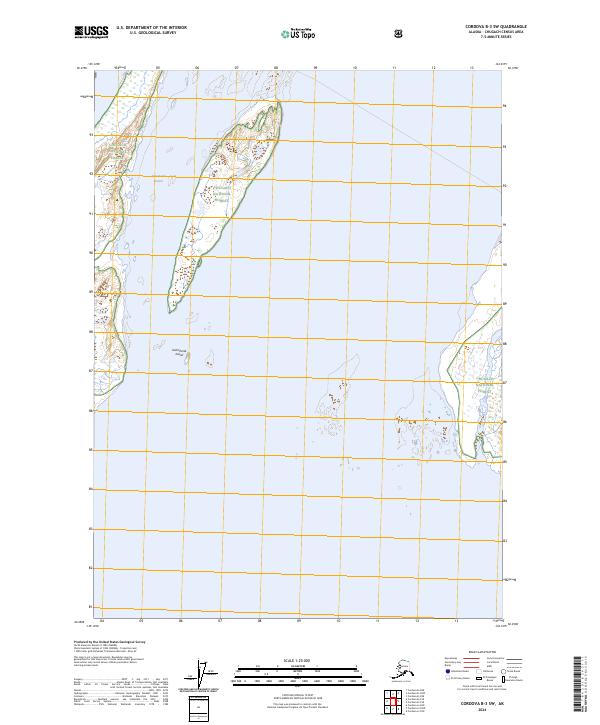 Cordova B-3 SW, AK — USGS 7.5-minute topo (2024)