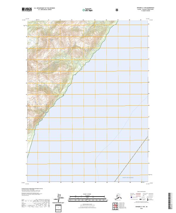 Seward A-1 SW, AK — USGS 7.5-minute topo (2024)