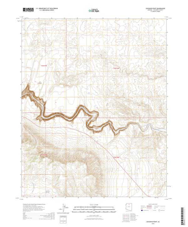 Coconino Point, AZ — USGS 7.5-minute topo (2026)