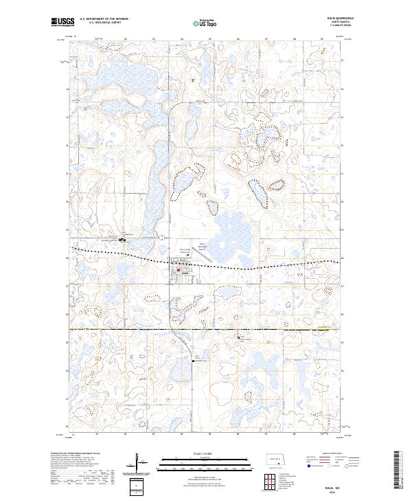 Kulm, ND — USGS 7.5-minute topo (2024)