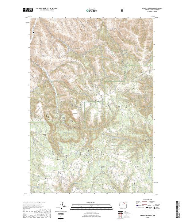 Granite Meadows, OR — USGS 7.5-minute topo (2024)