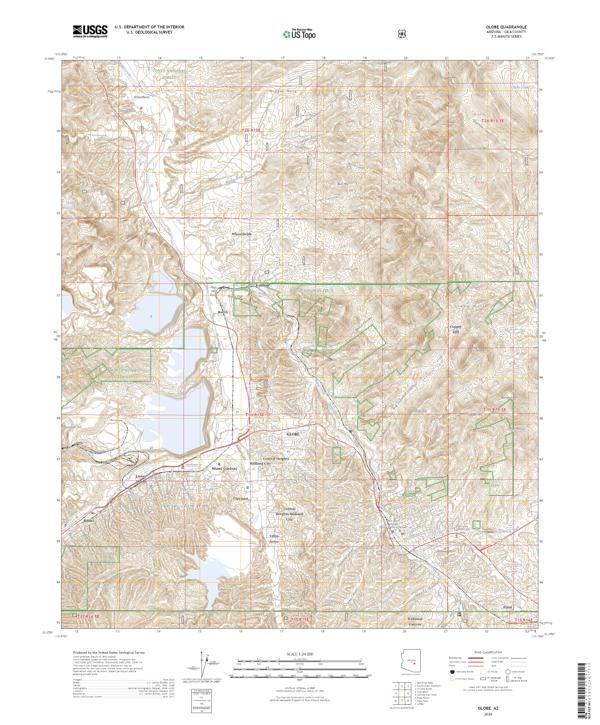 Globe, AZ — USGS 7.5-minute topo (2026)