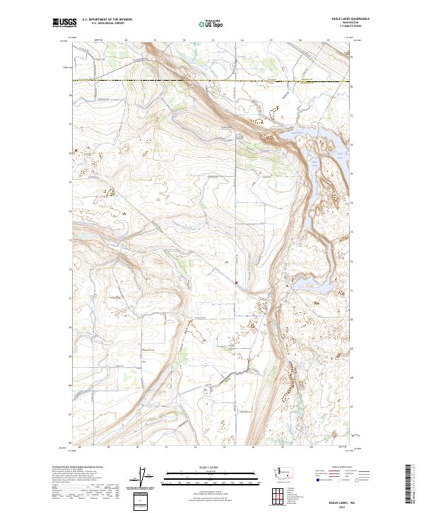 Eagle Lakes, WA — USGS 7.5-minute topo (2023)