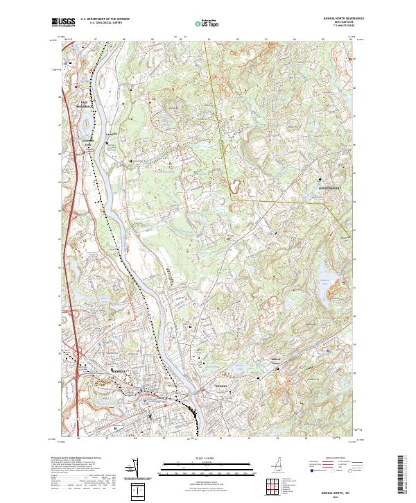 Nashua North, NH — USGS 7.5-minute topo (2024)