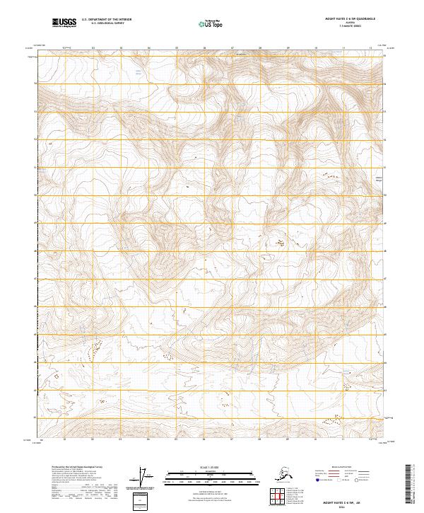 Mount Hayes C-6 SW, AK — USGS 7.5-minute topo (2024)