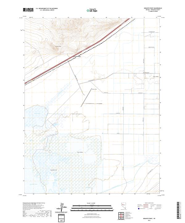 Granite Point, NV — USGS 7.5-minute topo (2021)