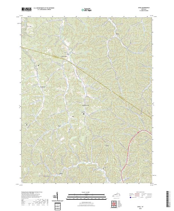 Sitka, KY — USGS 7.5-minute topo (2022)