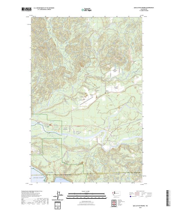 Quillayute Prairie, WA — USGS 7.5-minute topo (2023)