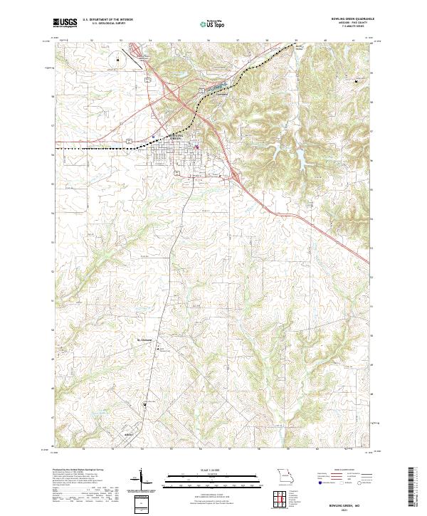 Bowling Green, MO — USGS 7.5-minute topo (2021)