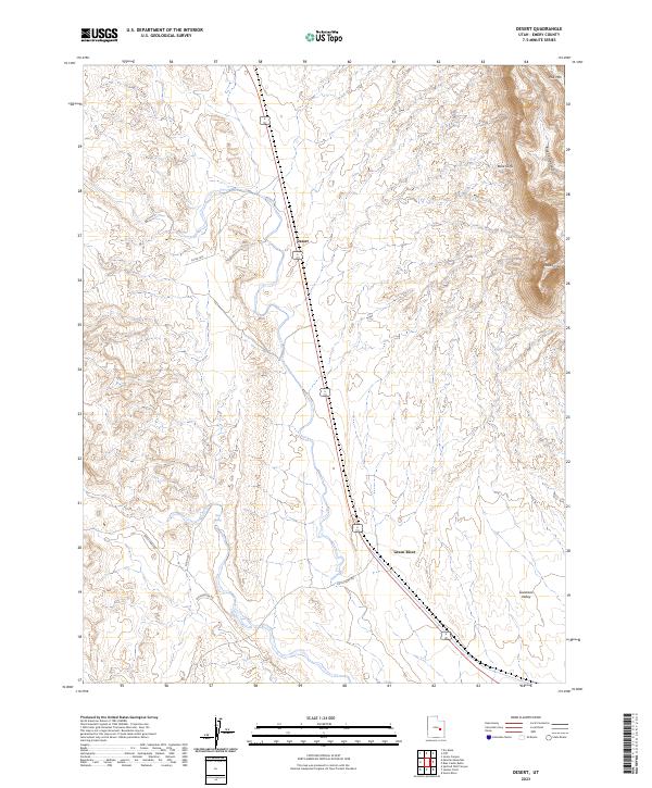 Desert, UT — USGS 7.5-minute topo (2023)
