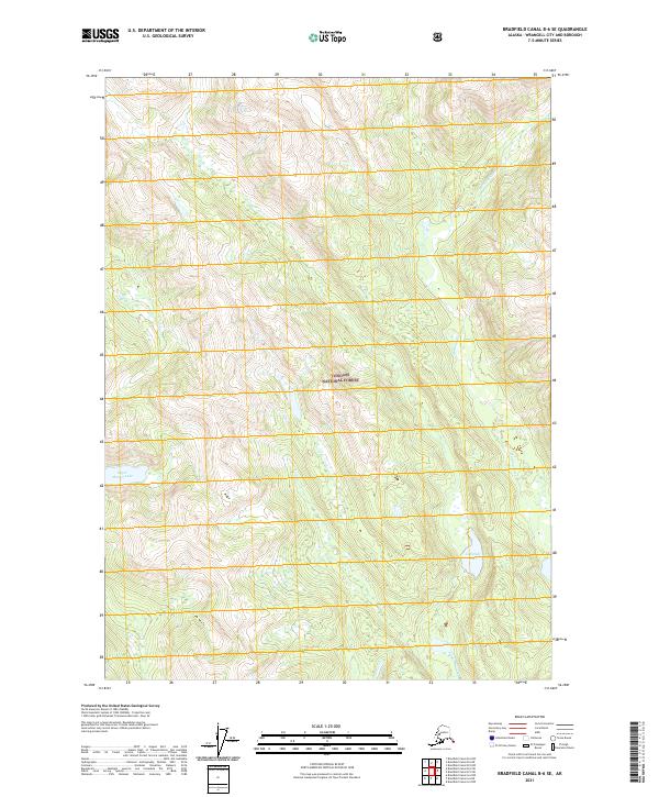Bradfield Canal B-6 SE, AK — USGS 7.5-minute topo (2021)