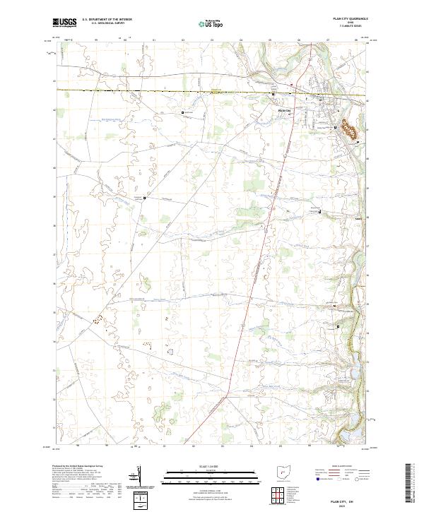 Plain City, OH — USGS 7.5-minute topo (2023)