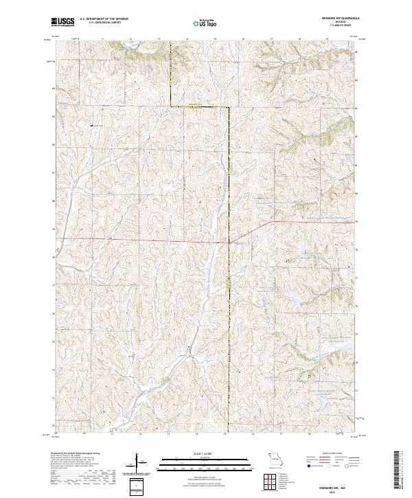 Skidmore NW, MO — USGS 7.5-minute topo (2023)