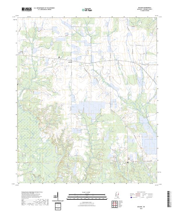 McLeod, MS — USGS 7.5-minute topo (2024)