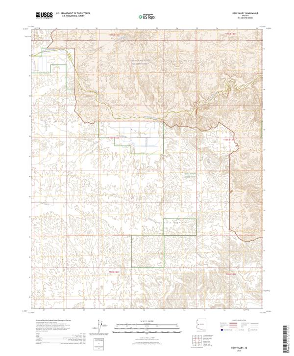 Reid Valley, AZ — USGS 7.5-minute topo (2026)