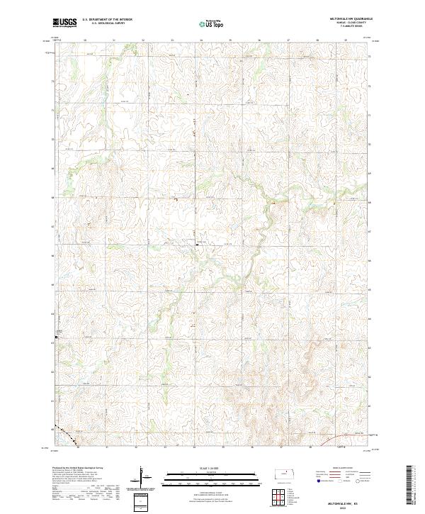 Miltonvale NW, KS — USGS 7.5-minute topo (2022)