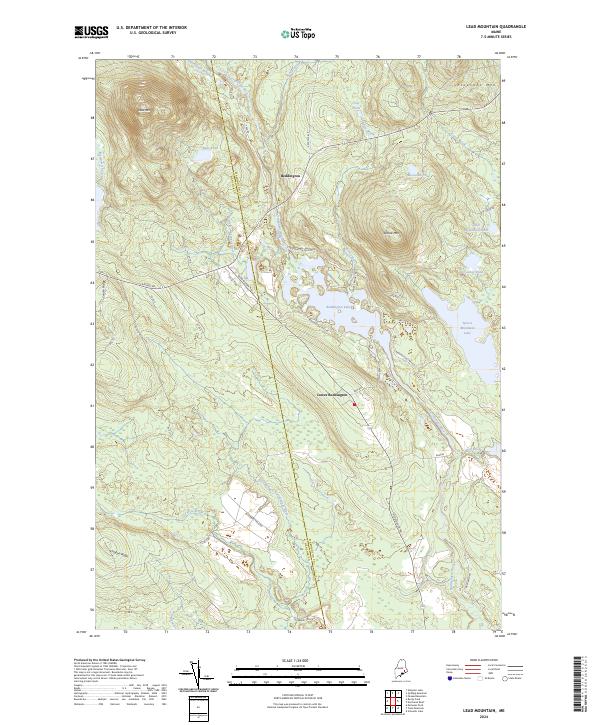 Lead Mountain, ME — USGS 7.5-minute topo (2024)