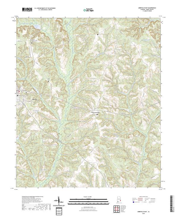 Abbeville East, AL — USGS 7.5-minute topo (2024)