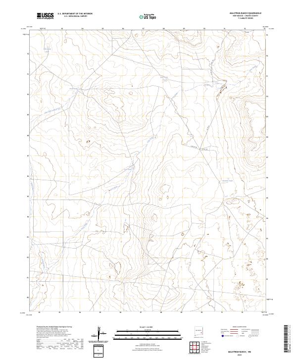 Malstrom Ranch, NM — USGS 7.5-minute topo (2023)