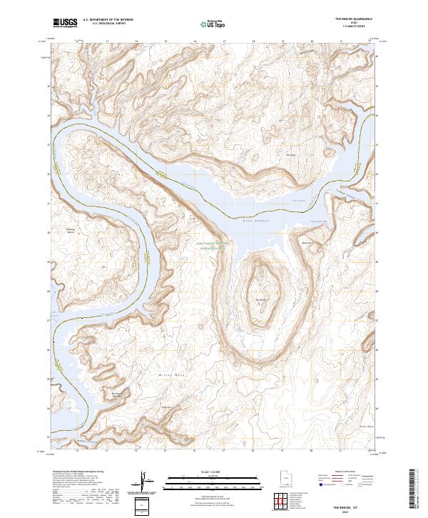 The Rincon, UT — USGS 7.5-minute topo (2023)