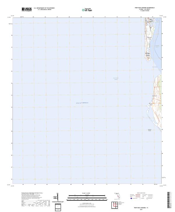 Port Boca Grande, FL — USGS 7.5-minute topo (2025)