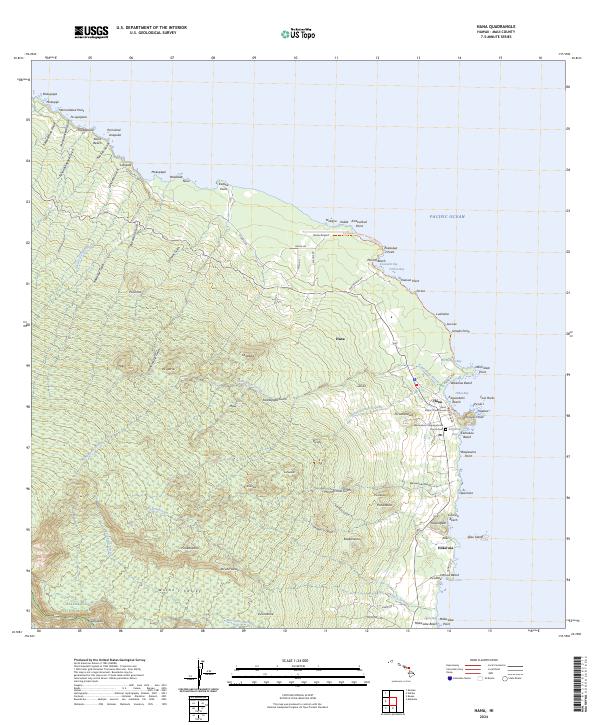 Hana, HI — USGS 7.5-minute topo (2024)