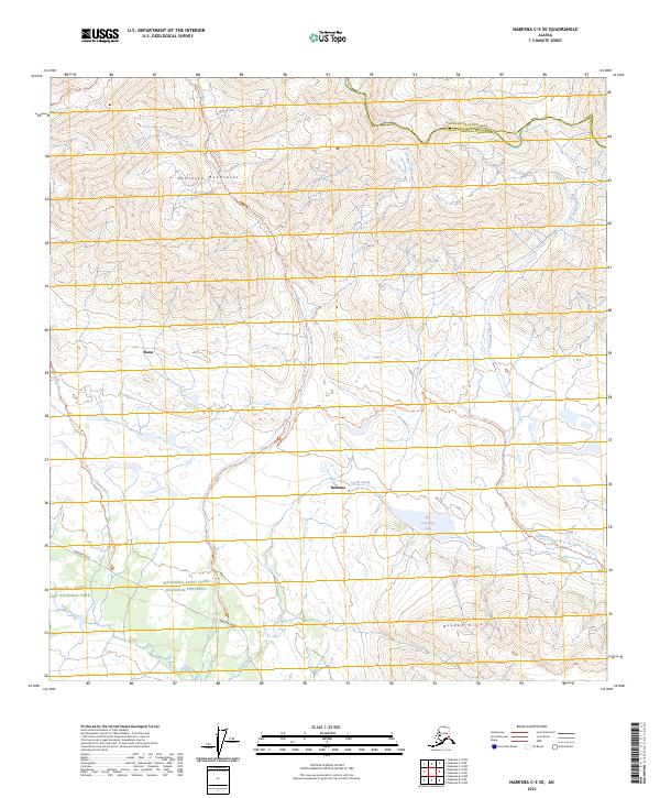 Nabesna C-5 SE, AK — USGS 7.5-minute topo (2023)