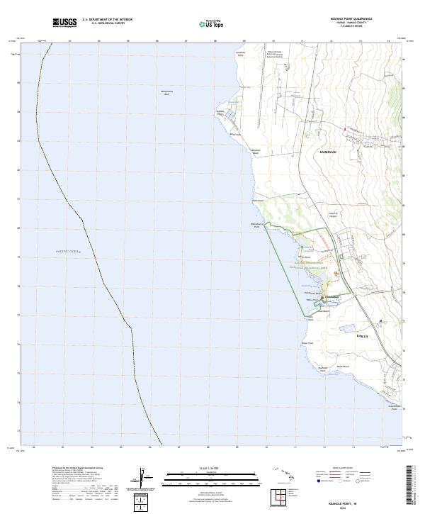 Keahole Point, HI — USGS 7.5-minute topo (2024)