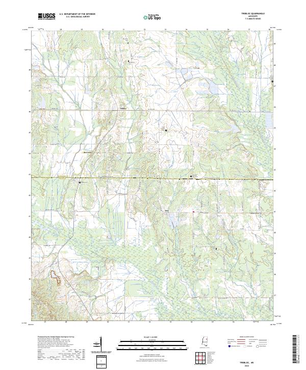 Trebloc, MS — USGS 7.5-minute topo (2024)