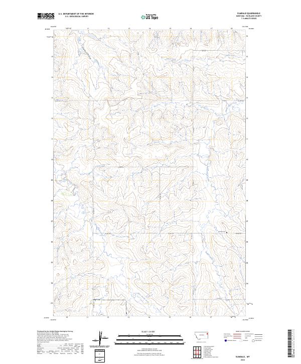 Elmdale, MT — USGS 7.5-minute topo (2024)