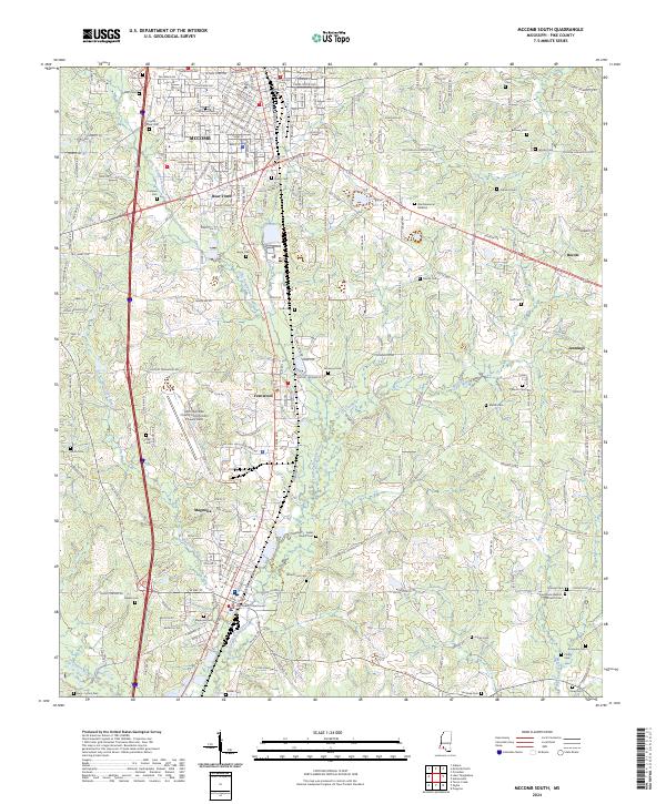 McComb South, MS — USGS 7.5-minute topo (2024)